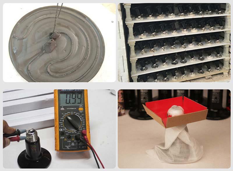 Keramik - Infrarot - Heizlampe für Hühnerchamäleon - Reptilien 4 Ceramic Infrared Heating Lamp For Chicken Chameleons Reptiles process 4